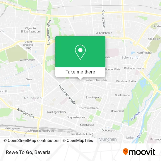Rewe To Go map