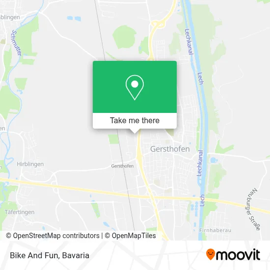 Bike And Fun map
