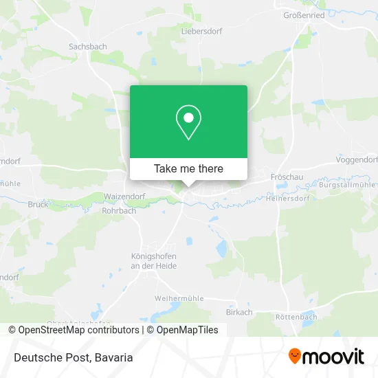 Deutsche Post map
