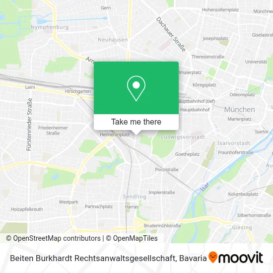 Beiten Burkhardt Rechtsanwaltsgesellschaft map