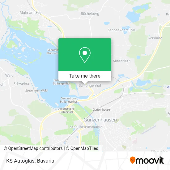 KS Autoglas map