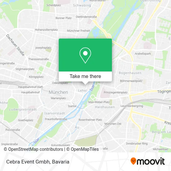 Cebra Event Gmbh map