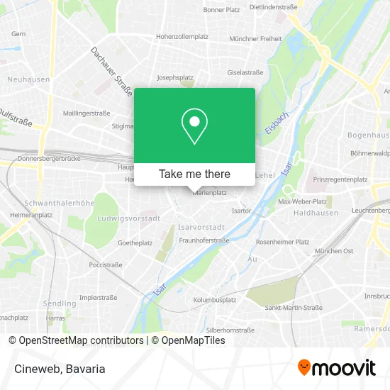 Cineweb map