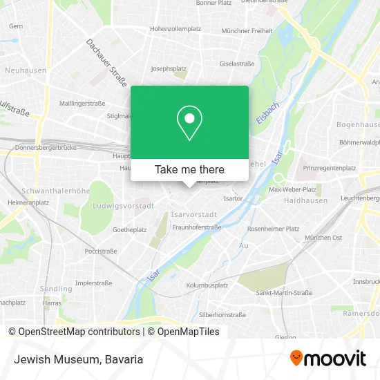 Jewish Museum map