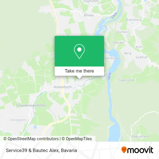Service39 & Bautec Alex map