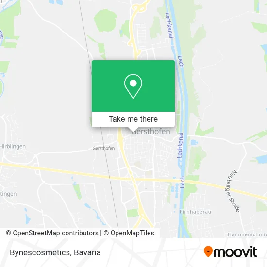 Bynescosmetics map