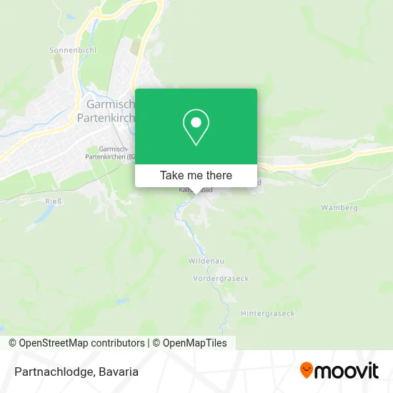 Partnachlodge map