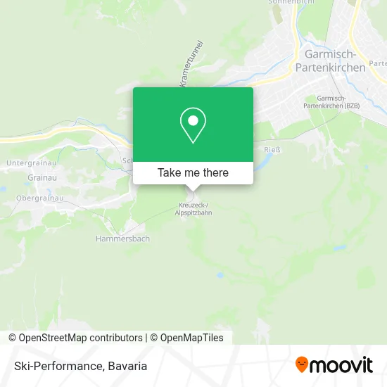 Ski-Performance map