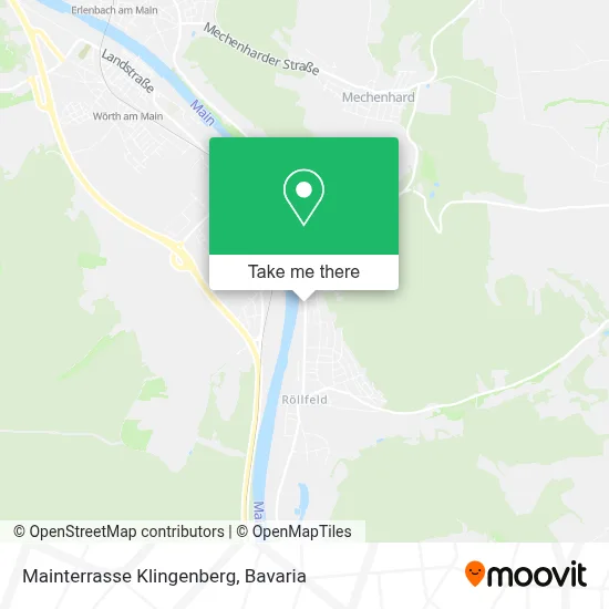 Mainterrasse Klingenberg map