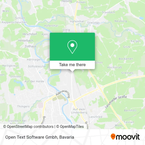 Open Text Software Gmbh map