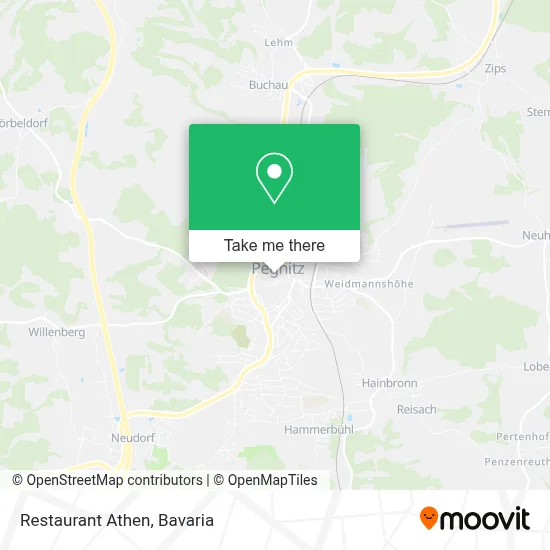 Restaurant Athen map