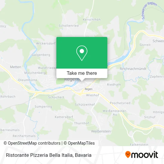 Ristorante Pizzeria Bella Italia map