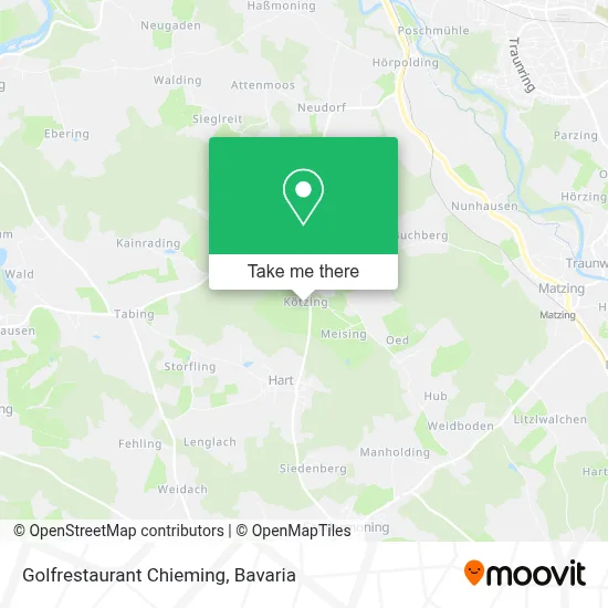 Golfrestaurant Chieming map