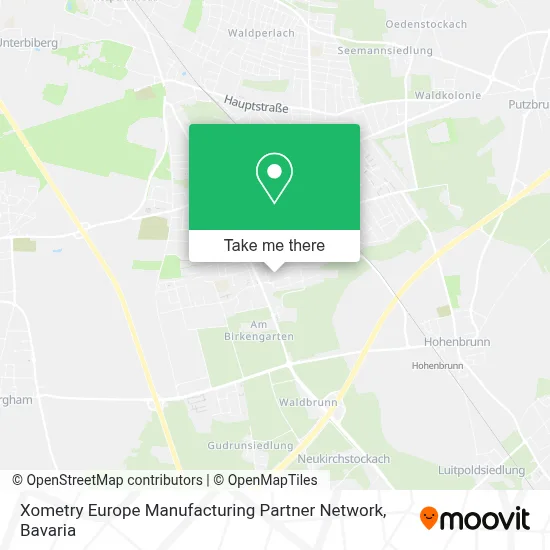 Xometry Europe Manufacturing Partner Network map
