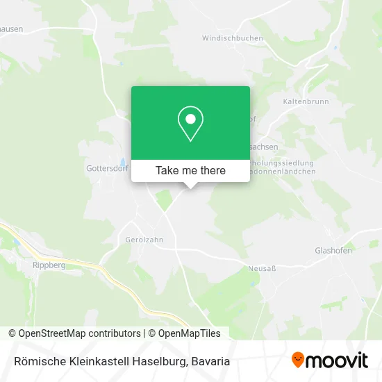 Römische Kleinkastell Haselburg map