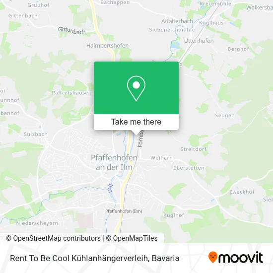 Rent To Be Cool Kühlanhängerverleih map