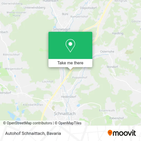 Autohof Schnaittach map