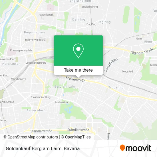 Goldankauf Berg am Laim map