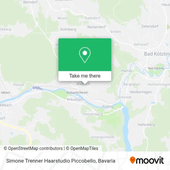 Simone Trenner Haarstudio Piccobello map