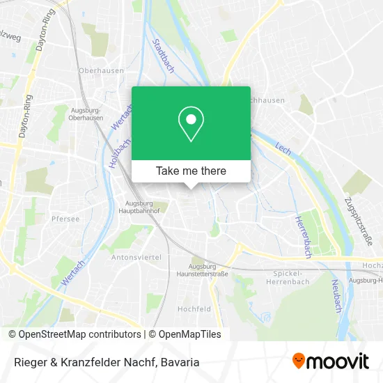 Rieger & Kranzfelder Nachf map