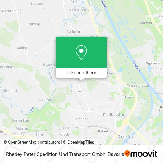 Rhedey Peter Spedition Und Transport Gmbh map