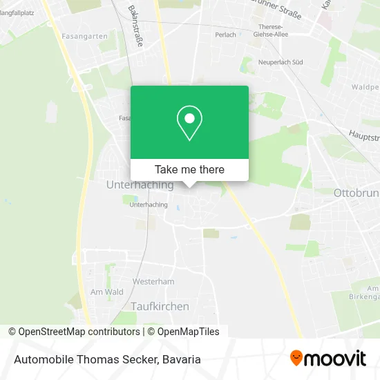 Automobile Thomas Secker map