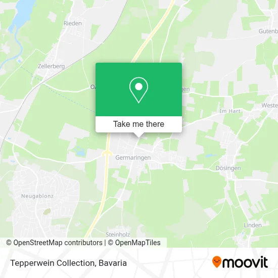 Tepperwein Collection map