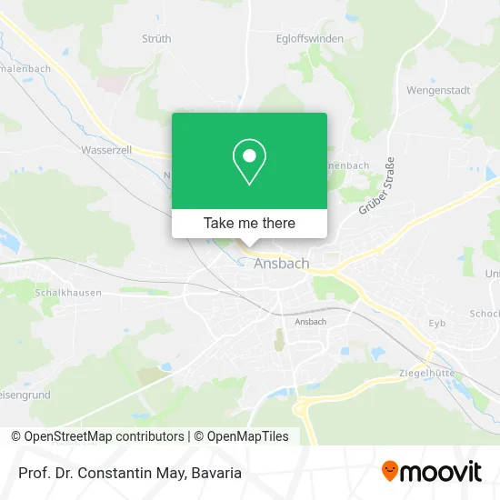 Prof. Dr. Constantin May map