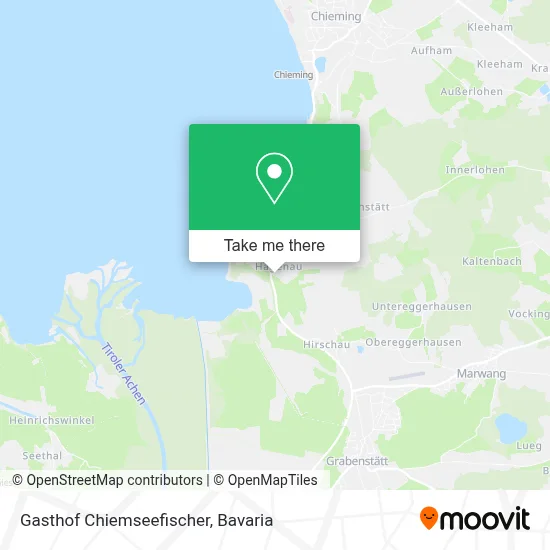 Gasthof Chiemseefischer map