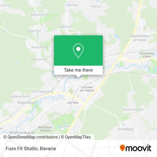 Fuss Fit Studio map