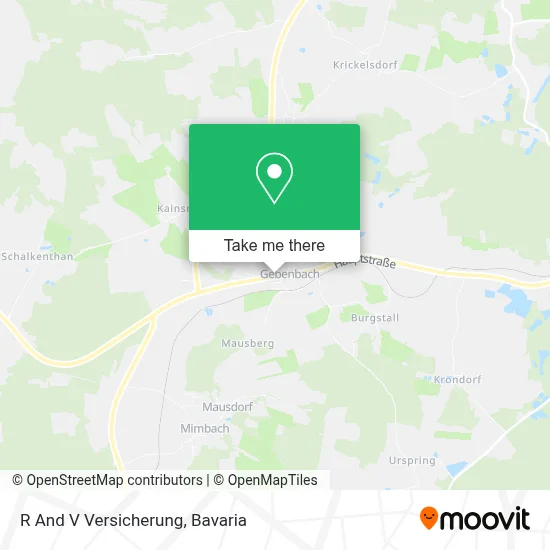 R And V Versicherung map