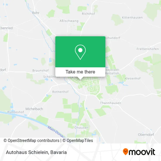 Autohaus Schielein map