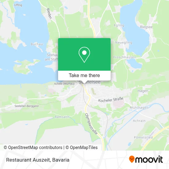 Restaurant Auszeit map