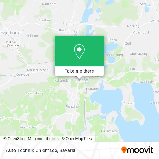 Auto Technik Chiemsee map