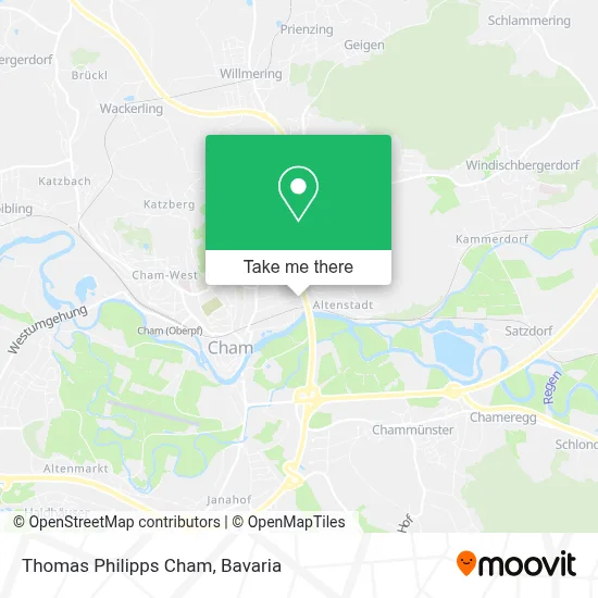 Thomas Philipps Cham map