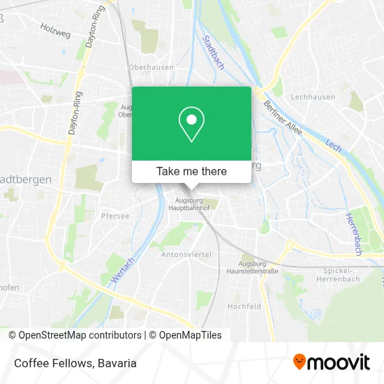 Coffee Fellows map