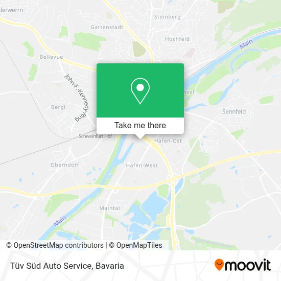 Tüv Süd Auto Service map