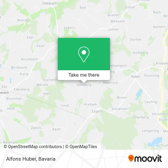 Alfons Huber map