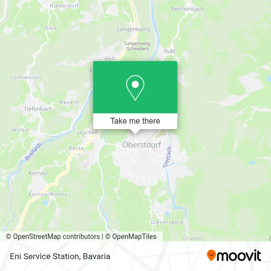 Eni Service Station map