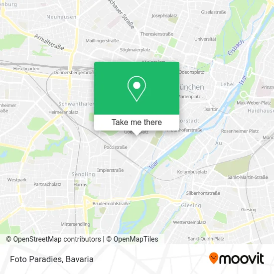 Foto Paradies map
