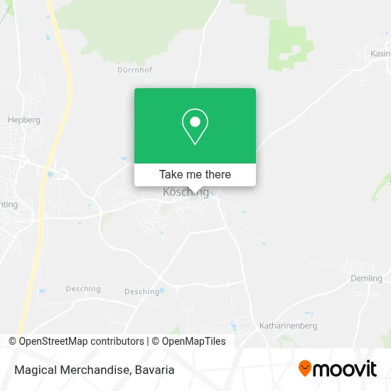 Magical Merchandise map