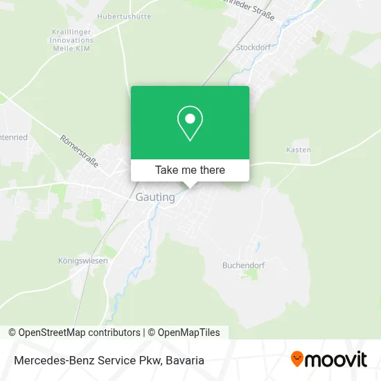 Mercedes-Benz Service Pkw map