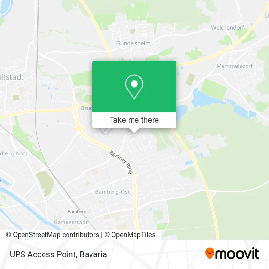 Ups Access Point map