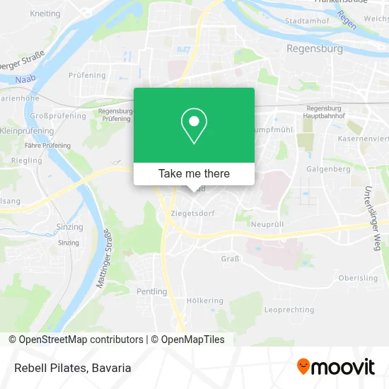 Rebell Pilates map