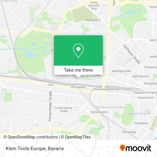 Klein Tools Europe map