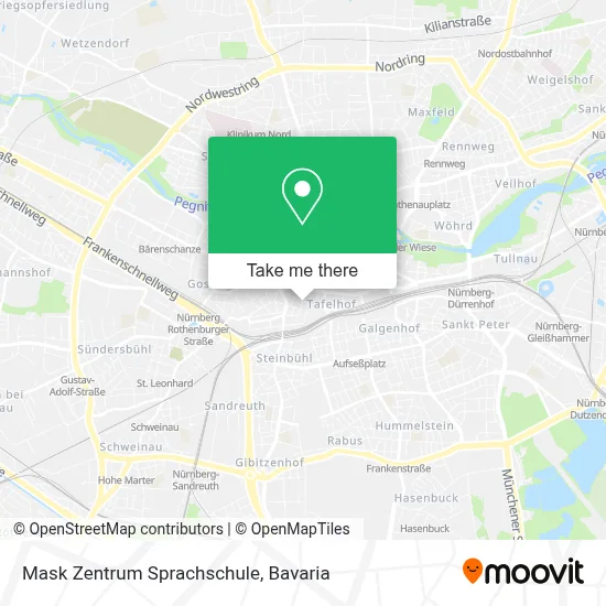 Mask Zentrum Sprachschule map
