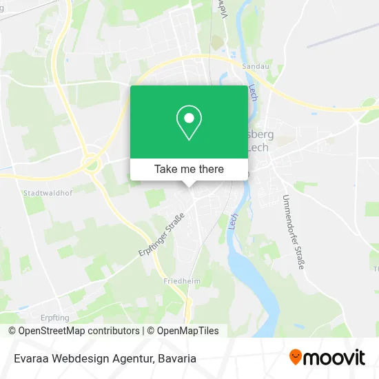 Evaraa Webdesign Agentur map