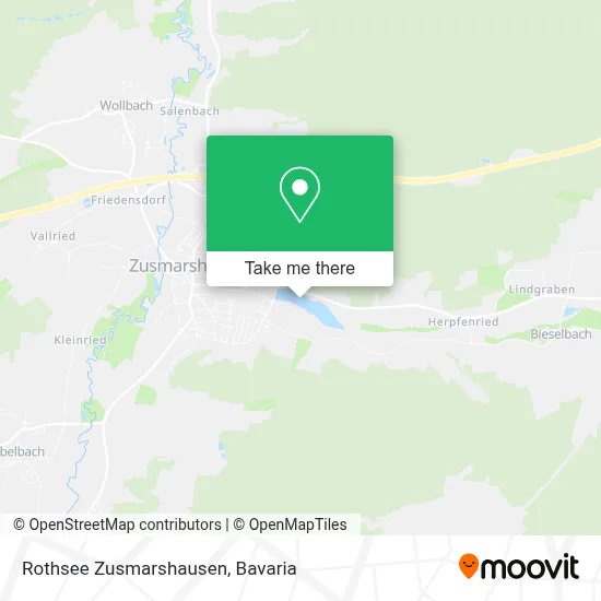 Rothsee Zusmarshausen map