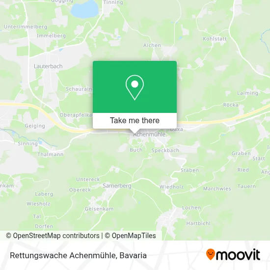 Rettungswache Achenmühle map