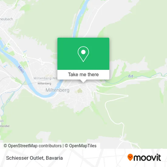 Schiesser Outlet map